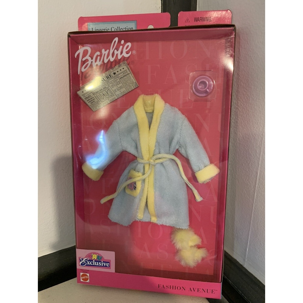 VINTAGE HTF MATTEL 2001 BARBIE FASHION AVE LINGERIE COLLECTION ROBE #50435